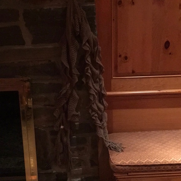 Taupe scarf - Picture 1 of 2